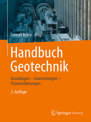 cover image of Handbuch Geotechnik